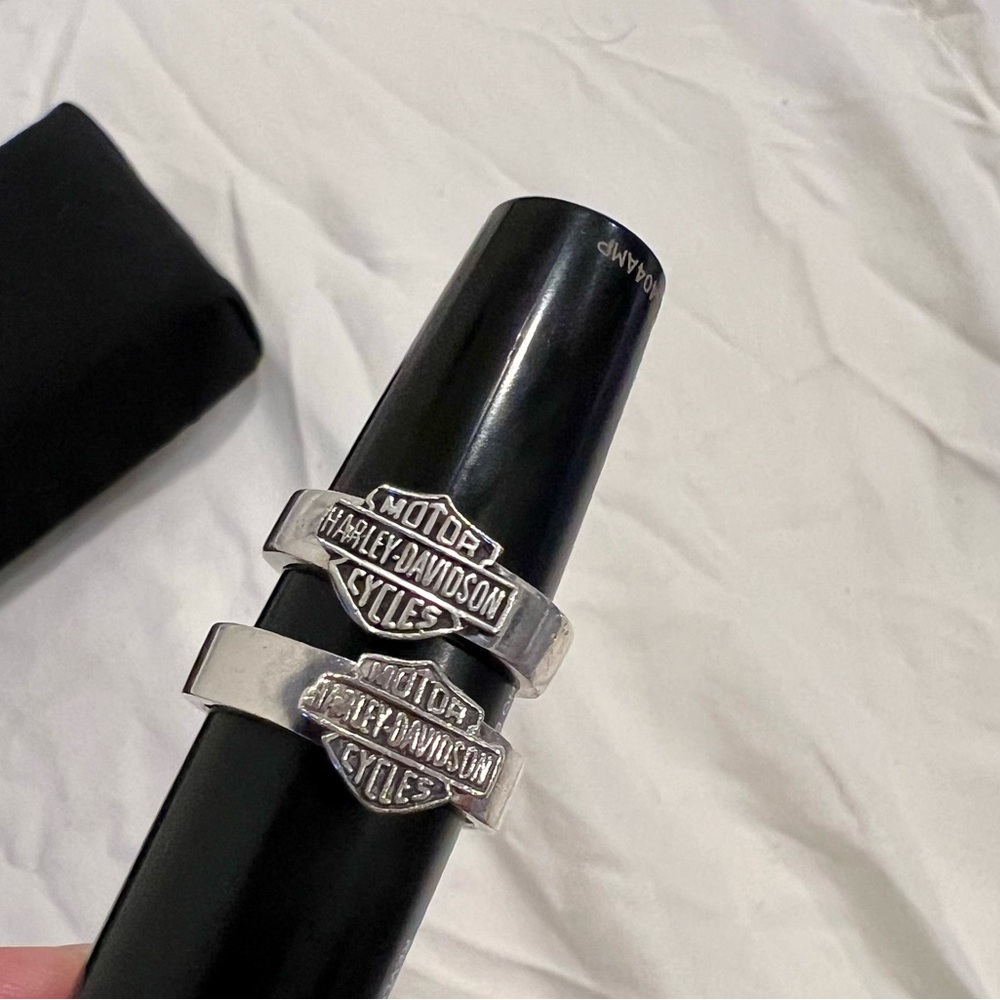 Harley-Davidson 925 Silver Jewelry includes,he and she rings, earrings